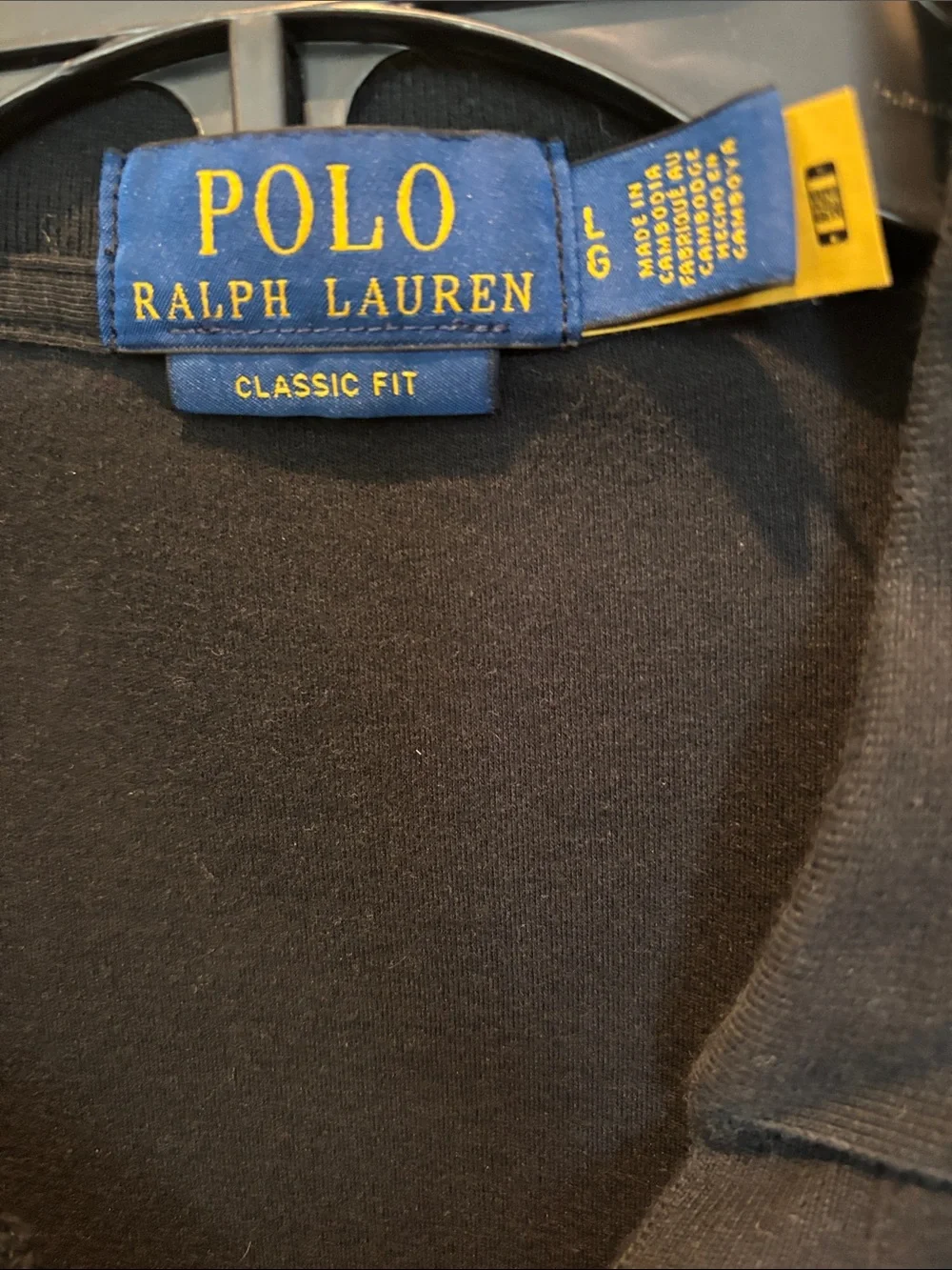 Polo by Ralph Lauren Black Men’s Polo with White Pony
